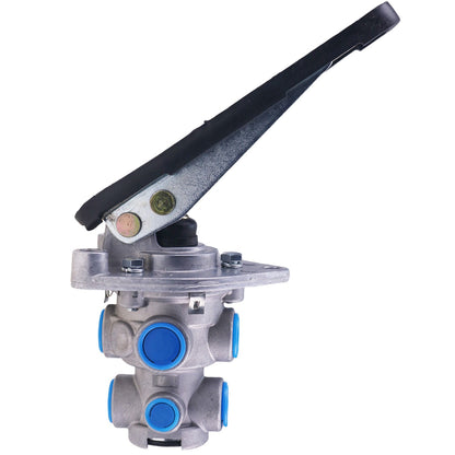 Valve de frein à pied à circuit unique E-3 avec pédale. Remplace Haldex KN22100, Bendix 277863, Automann 170.277863, IHC 428186R2, Velvac 034038