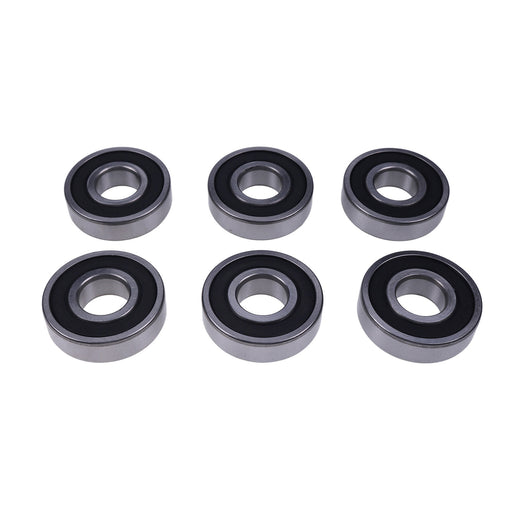 6 Pcs Spindle Bearing JD9467 JD9299 for John Deere Engine 6067 6135 Mower WG32A WG36A WG48A WH48A WH52A WH61A - KUDUPARTS