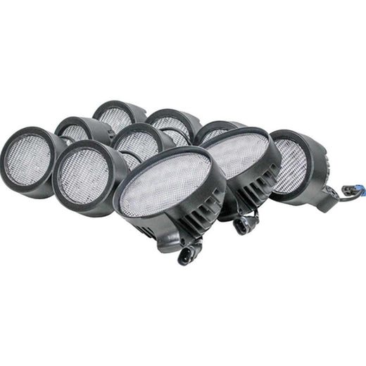Oval Flood Beam Led Cab Light Kit Fits John Deere R Series R4023,R4030 x10Pcs - KUDUPARTS