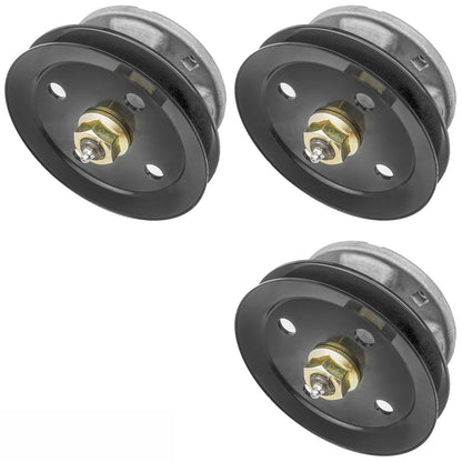 3 Pieces Deck Spindles AM121342 AM121229 for John Deere Tractor 320 325 345 355D GT242 GT262 GT275