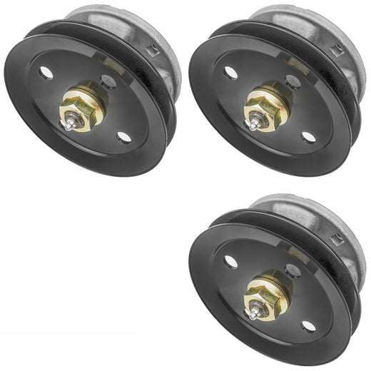 3 Pieces Deck Spindles AM121342 AM121229 for John Deere Tractor 320 325 345 355D GT242 GT262 GT275 - KUDUPARTS