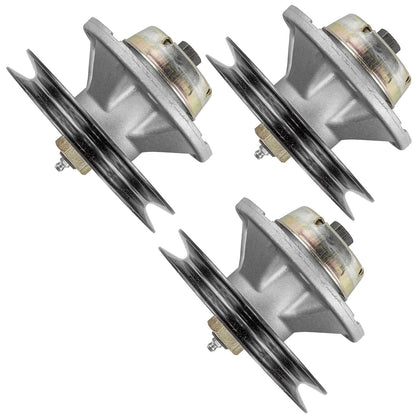 3 Pieces Deck Spindles AM121342 AM121229 for John Deere Tractor 320 325 345 355D GT242 GT262 GT275