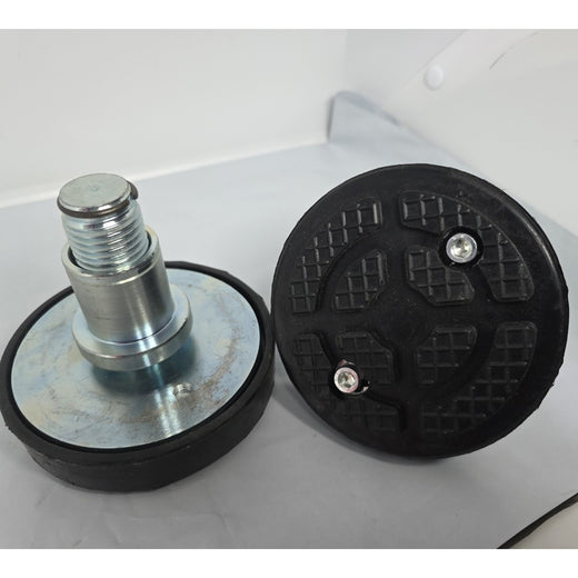 4 Pieces 35mm Car Lift Rubber Tray Heightening Feet Plus High Leg Pads Shaft Diameter - KUDUPARTS