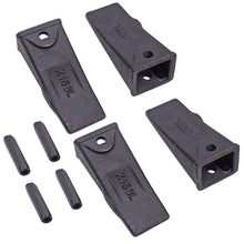 Lot de 5 dents de godet X156L avec goupille cylindrique 156LPN pour mini-pelles et chargeuses compactes 156 TX156 6716001 1914210182