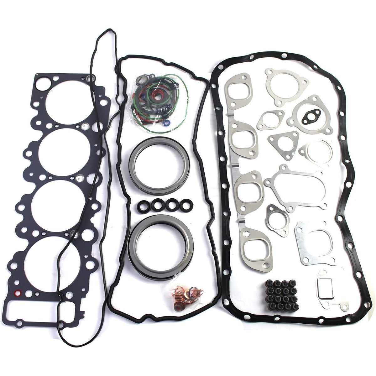 Overhaul Gasket Kit for Isuzu 4HK1 Chevrolet NPR NQR NRR GMC 5.2L - KUDUPARTS