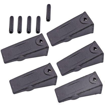 Lot de 5 dents de godet X156L avec goupille cylindrique 156LPN pour mini-pelles et chargeuses compactes 156 TX156 6716001 1914210182