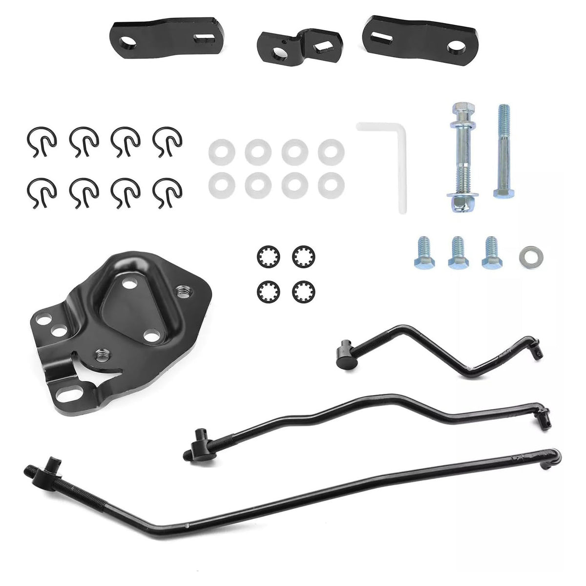 4 Speed Shifter Linkage Kit 3733163 for Hurst Shifter with Muncie Transmission - KUDUPARTS