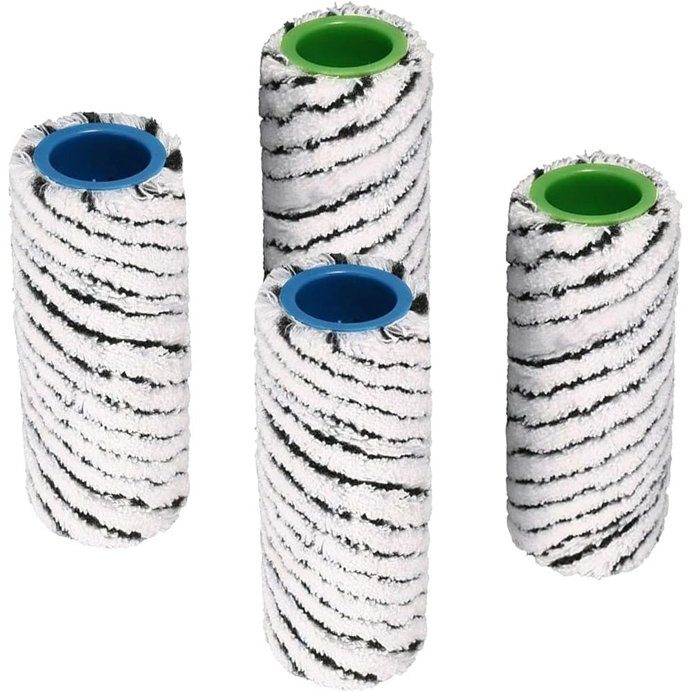 4 Pieces Stone Roller Brush 2.055-021.0 for Karcher Floor Cleaner FC7 FC5 Premium FC3 Cordless - KUDUPARTS