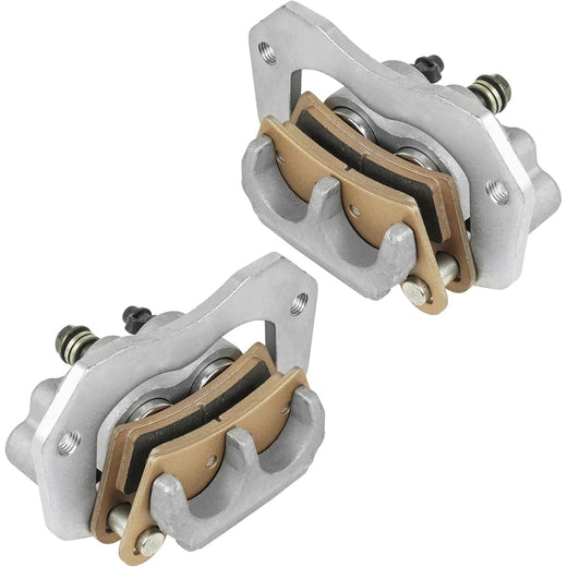 Rear Left & Right Brake Caliper with Pads 1912277 1912278 for Polaris Ranger Crew XP 1000 2019-2021 - KUDUPARTS