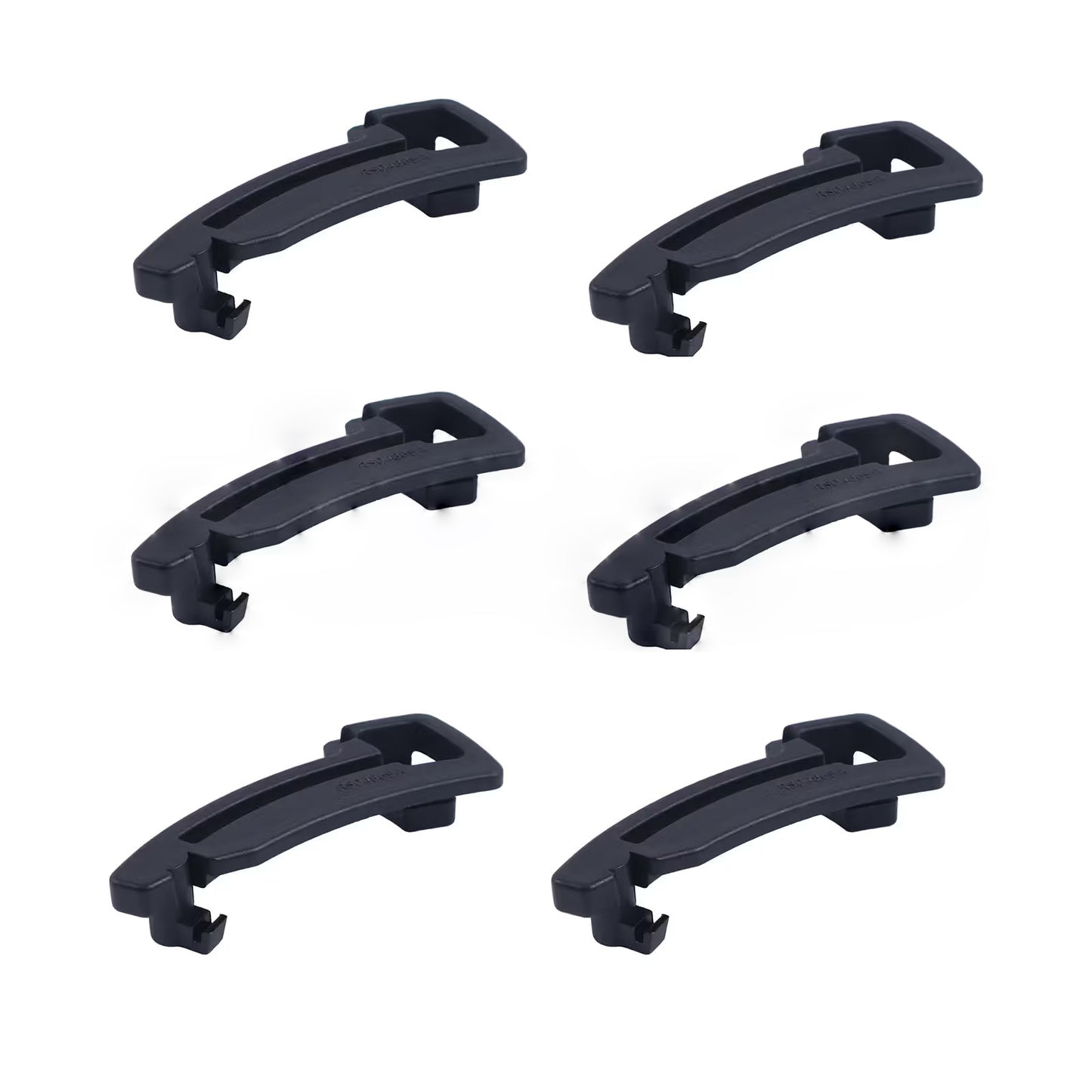 Lot de 6 dispositifs de retenue de goulotte 731-04869A pour souffleuse à neige MTD Troy Bilt Cub Cadet 