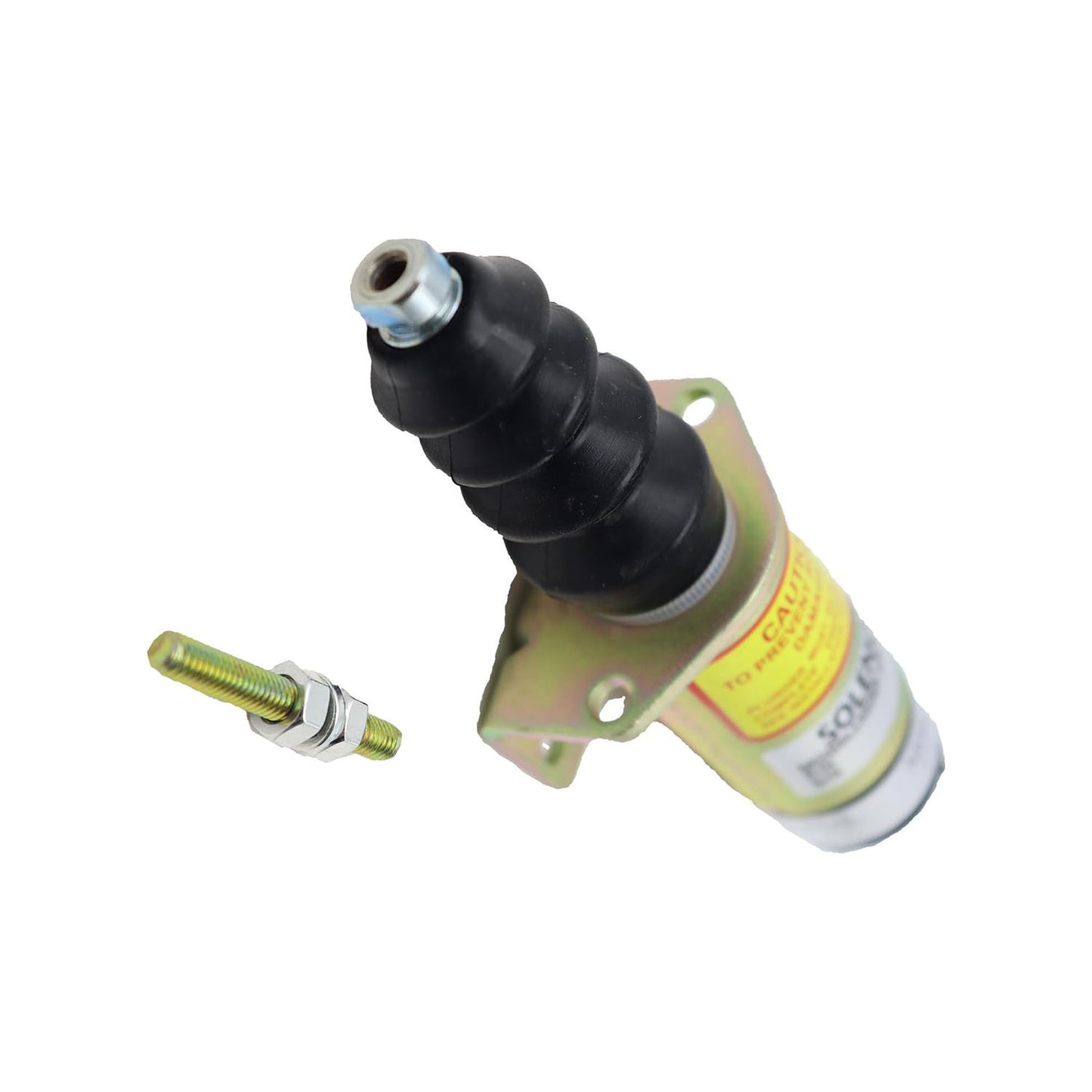 Stop Solenoid 1500-1000 1502ES-12C7U1B1 ES1502C-12V T20 with 3 Terminals for Woodward 1500 Series 12V(Ship to US Only.)