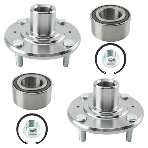 2 Sets Front Wheel Hub Bearing Kit 930-452 510050 NT510050 for Honda Accord - KUDUPARTS