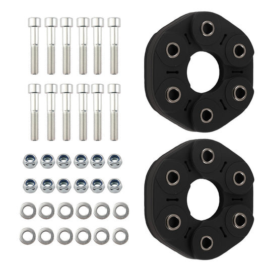 2 Pieces Drive Shaft Flex Disc Kit 1704100115 for Mercedes-Benz C230 C240 C280 C320 C350 CLK320 E280 E300 E320 E350 E430 - KUDUPARTS
