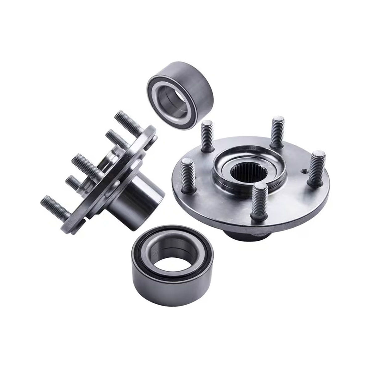 A Pair Front Wheel Hub Bearing Kit JCE39S for Honda Accord Crosstour Acura TSX - KUDUPARTS
