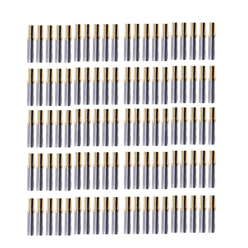 100 Pieces Deutsch Size 16 20-16 AWG Gold Solid Socket 0462-201-1631 - KUDUPARTS