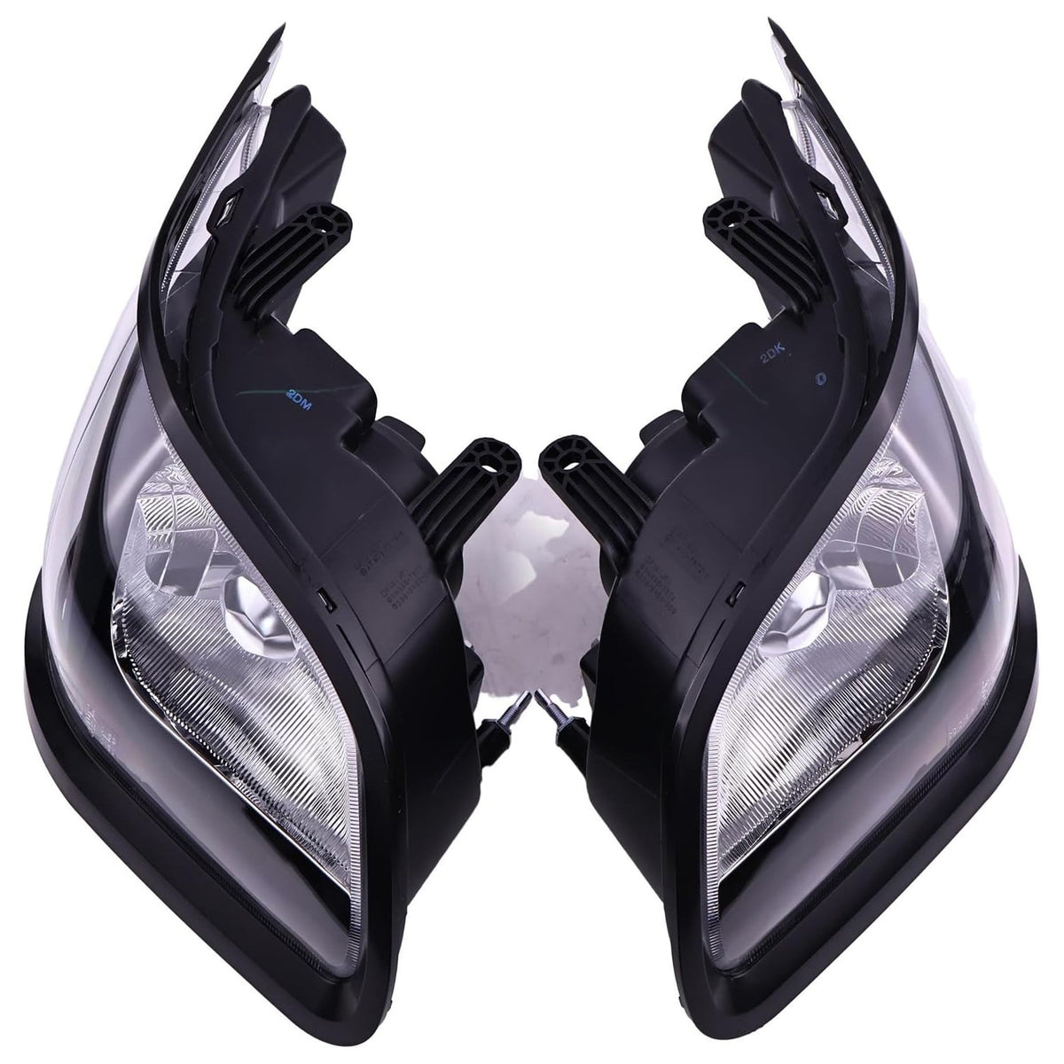 Left Right Headlight Set 3C081-75723 3C081-75713 Compatible with Kubota M108S M7040 M8540 M5040 M9540 Tractors - KUDUPARTS