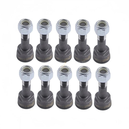 10 Pieces 1100 Series Stump Grinder Teeth for Vermeer Yellow Jacket - KUDUPARTS
