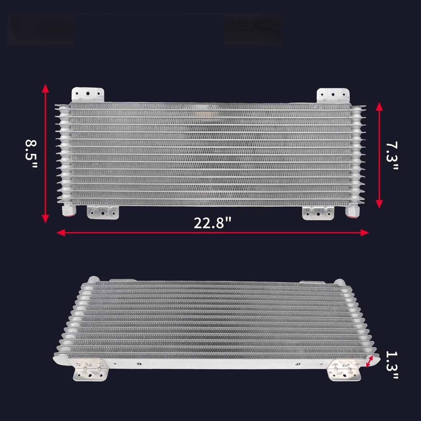 LPD47391 OC-47391 Transmission Oil Cooler Low Pressure Drop 40000 GVW