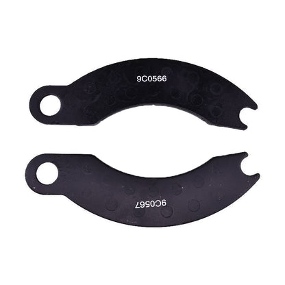 2 plaquettes de frein 9C0567 9C0566 pour Caterpillar CAT 725 730 D250D D300D D350E D400E 65E 75E 85E 95E 773B 776C 777B 916 936 518 528 613C 530B