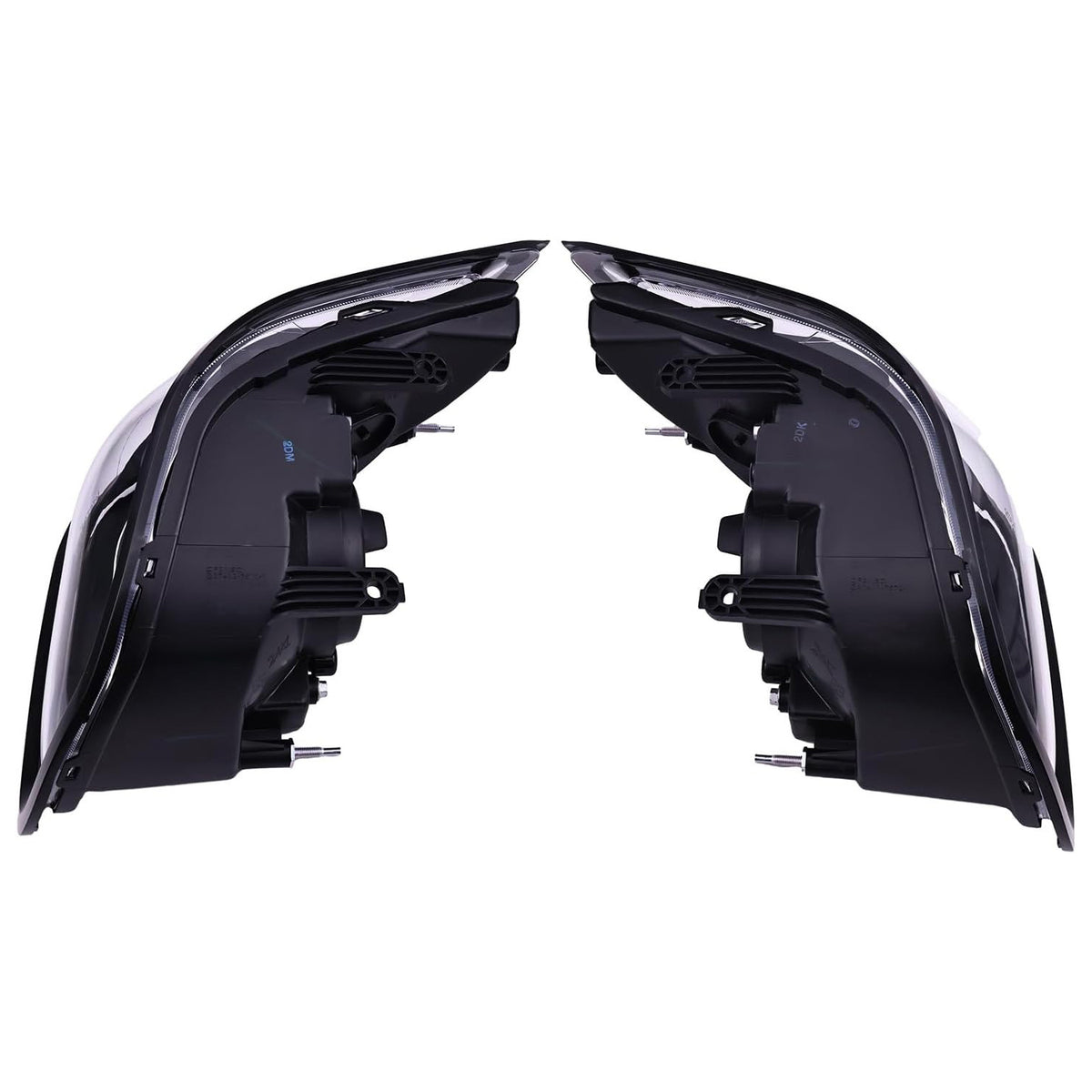 Left Right Headlight Set 3C081-75723 3C081-75713 Compatible with Kubota M108S M7040 M8540 M5040 M9540 Tractors - KUDUPARTS