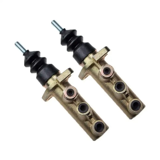 2 Pcs Master Brake Cylinder 182445A1 D143162 D141150 for CASE 580SL 580SL Series 2 580SM 580K 580L 580M - KUDUPARTS