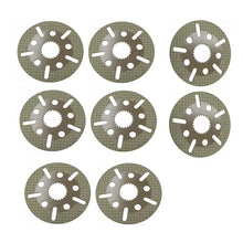 8 plaques de friction 133-7234 pour chargeuse Caterpillar CAT 416B 416C 426B 438C