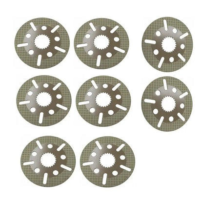 8 plaques de friction 133-7234 pour chargeuse Caterpillar CAT 416B 416C 426B 438C