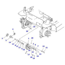 Cylindre de frein 3BA-30-75310 pour Komatsu AE50 FB09HF-18F-12-A FB15GF/18GF-12-A FB20A-12-A