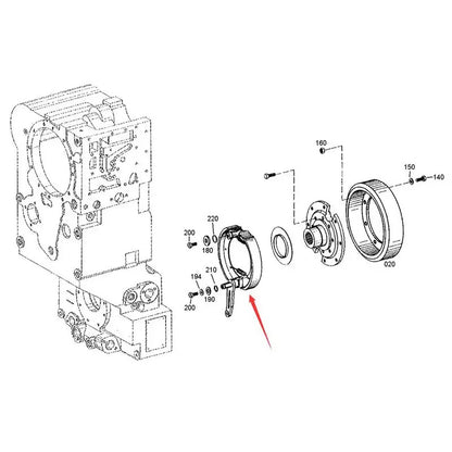 Pièce de frein 0501003819 pour boîte de vitesses ZF 4WG180 4WG200 SDLG chargeuse sur pneus LG958L