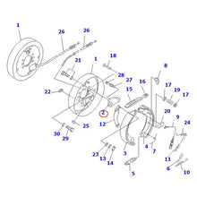 Cylindre de roue 3BB-30-31121 pour chariot élévateur Komatsu FB25EX-11 FB20HB FB25EXF-8 FB25EXGF-10 FB25EXGF-8 FB25HB-11