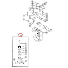 Cylindre de frein récepteur A168473 pour chargeuse-pelleteuse CASE 480D, 480LL, 580D, 580E, 580G, 580SD, 580SE et chariot élévateur 584D, 585D, 586D.