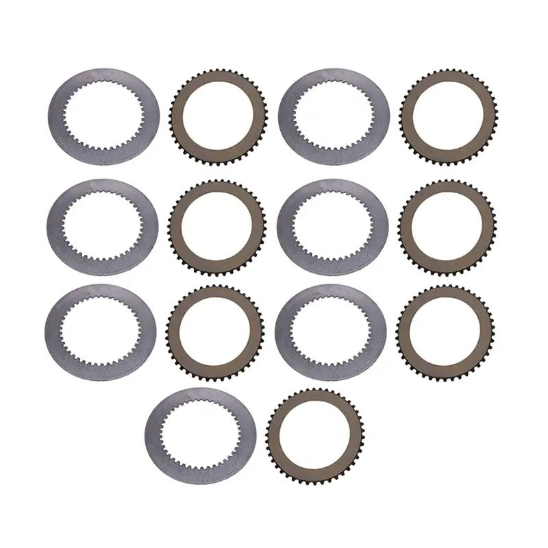 Friction Disc Kit T173637 T173638 for John Deere Engine 4045 6068 6081 6090 Loader 444H 524K 544K 624H 624P 724K TC44H - KUDUPARTS
