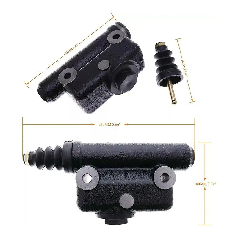 Backhoe Brake Master & Slave Cylinder Kit L25419 A51976 for Case 450B 450C 480 480B 480C 480D 580 580B 580C 850B 850C 850D 855C