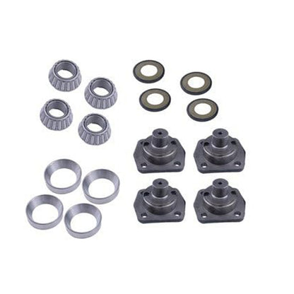 4 Pieces Trunnion Assembly Repair Kit 458/20061 453/30401 904/06700 907/08300 for JCB Loader 2CX 2CXL 2CXS 2CXSL 2CXU 2DX 3CX 3C 4C 4CN