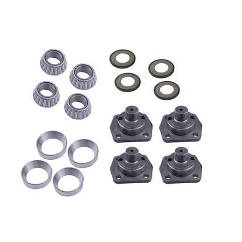 4 Pieces Trunnion Assembly Repair Kit 458/20061 453/30401 904/06700 907/08300 for JCB Loader 2CX 2CXL 2CXS 2CXSL 2CXU 2DX 3CX 3C 4C 4CN - KUDUPARTS