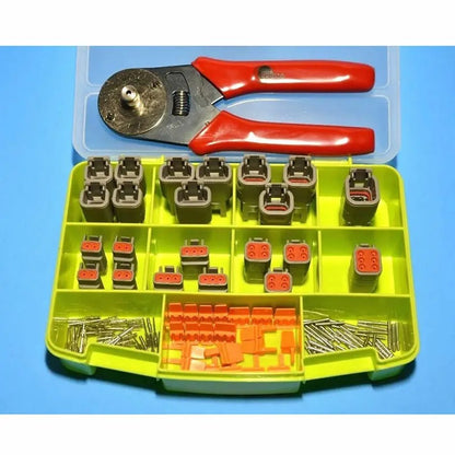 116 Pcs Deutsch DTM Connector Starter Kit & Crimper