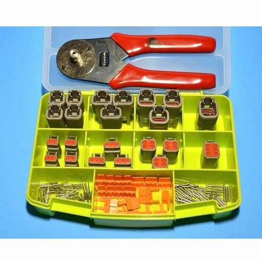 116 Pcs Deutsch DTM Connector Starter Kit & Crimper - KUDUPARTS