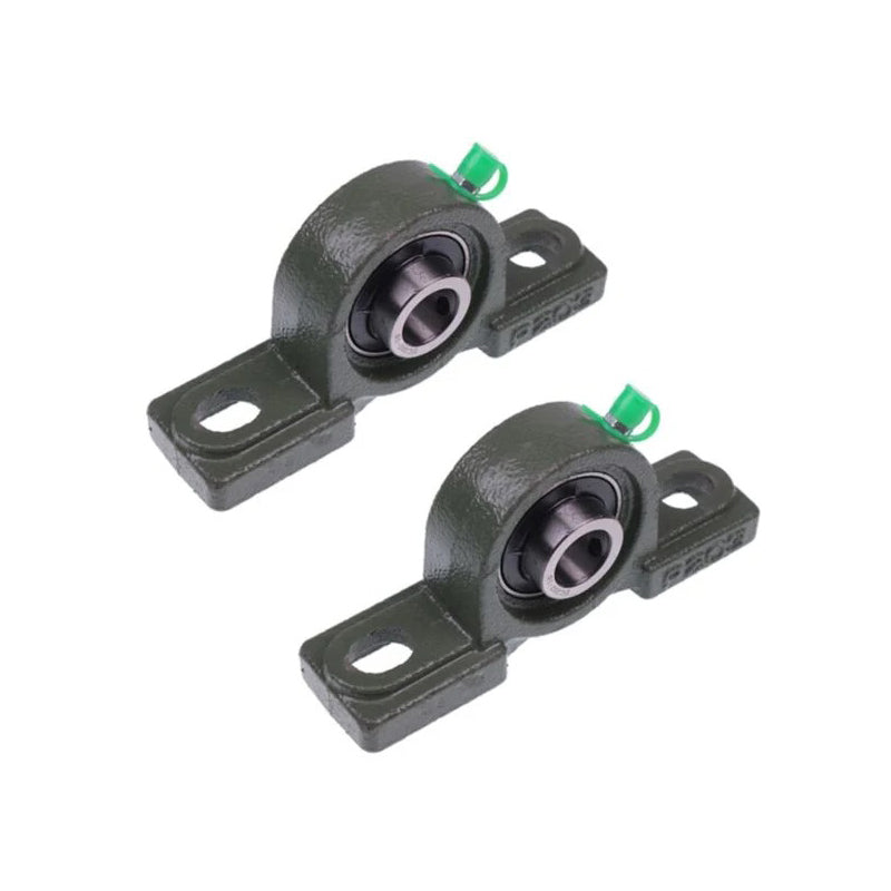 5/8" Pressed Steel Pillow Block Bearing SBPP202-10 SBPP202-10 for Lawn Mower Seeder Harvester - KUDUPARTS