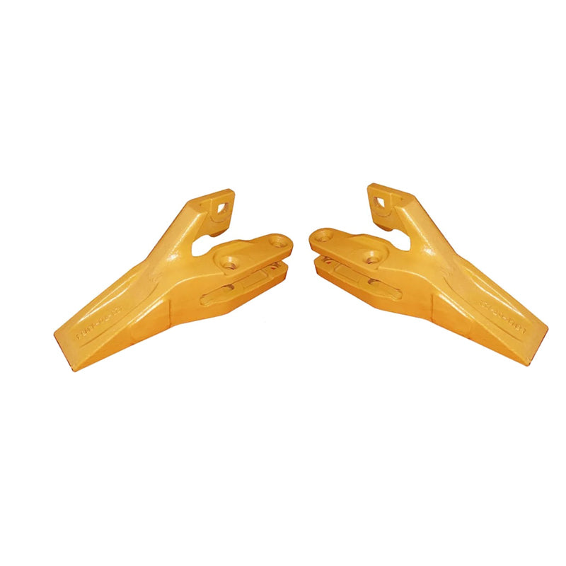 Dents de godet d'angle gauche et droit 423-70-13144 423-70-13154 pour chargeuse Komatsu WA350-1 WA380-1 WA400-1 WA420-3 WA450-3 WA470-3