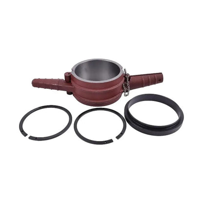 Outil de compression de segments de piston de 5,4 pouces avec adaptateur et anneau anti-polissage 5394454 pour moteurs Cummins ISX15, QSX15, Caterpillar CAT 3400, C-15 et 3406