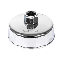 Clé à filtre à huile 74 mm, 14 cannelures, référence 903, pour Audi, Volkswagen, Mercedes-Benz et Mazda.