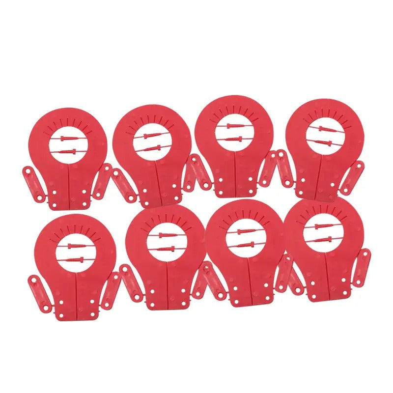 Kit de 8 cales d'axe de godet non démontables de 65 mm pour pelles et chargeuses compactes Caterpillar CAT 312 Bobcat, John Deere 130G, Komatsu, Kubota, Takeuchi et CASE.