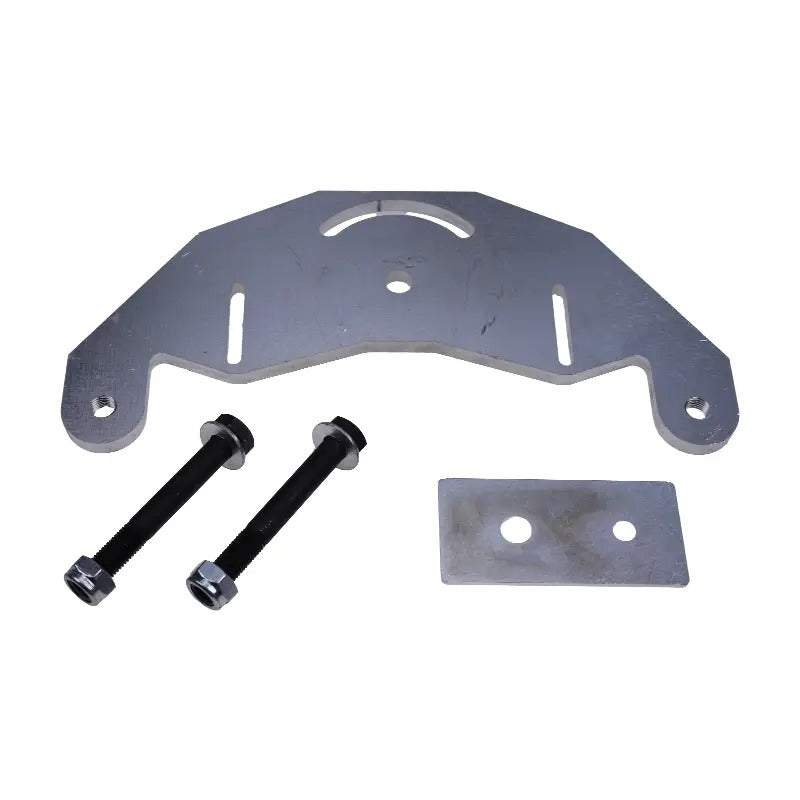 Plaque de support en D pour ponceuse à bande avec axes boulonnés pour ponceuse à couteaux 2x72" ou 2x48".