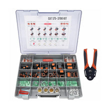Electrical Connector Kit 175-3700 With CP-463 Crimp Tool for Caterpillar CAT Engine C3.3B 3508B Loader 246D 279D