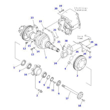 Frein à tambour 3EB-21-25310 pour chariot élévateur Komatsu FD30H-12 FD30-14 FD28/30-12 FD30H-14 FD28/30