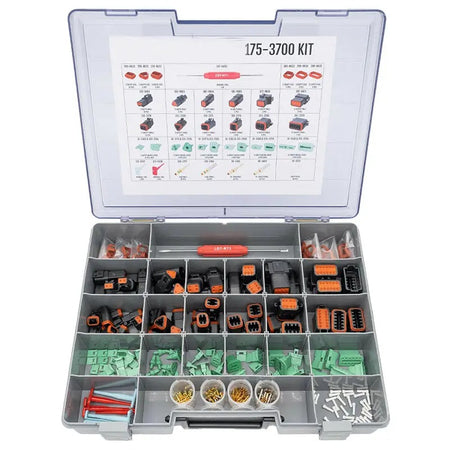 Deutsch Electrical Connector Kit 175-3700 for Caterpillar CAT Engine 3508B - KUDUPARTS