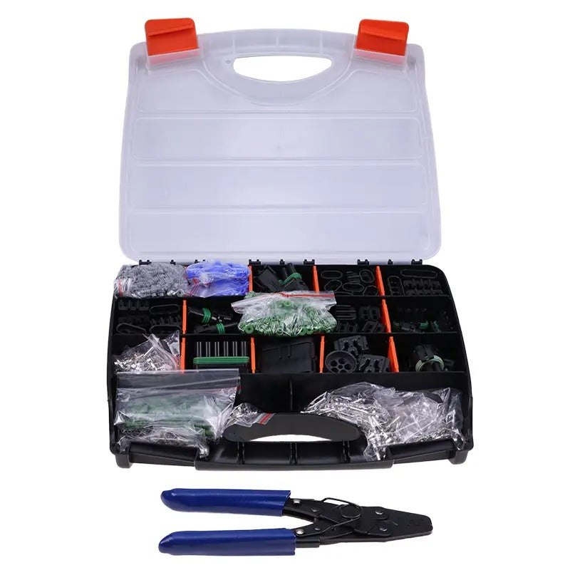 Pro Weather Pack Connector Kit WP-1104 With Non-Ratcheting Crimp Tool - KUDUPARTS