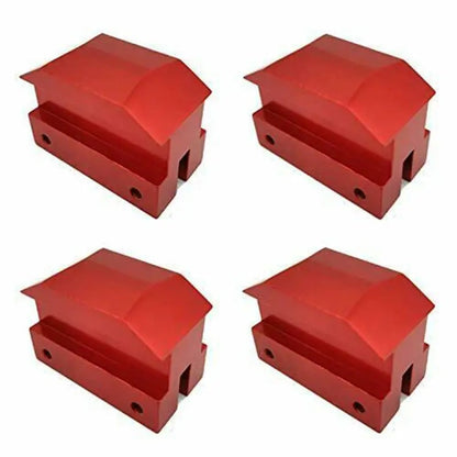 Ensemble de 4 patins de levage pour cric en aluminium anodisé JACKPAD08-RD-4 pour Chevrolet Camaro de 6e génération (2016-2018)