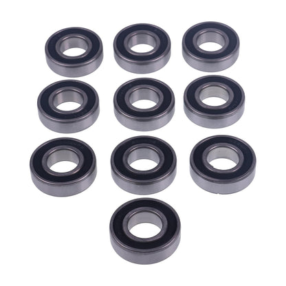 10 Pieces Idler Wheel Bearing 93306-00444-00 93306-00446-00 for Yamaha Snowmobile SRV XLV XL-V Bravo Road Star PW80 TTR90