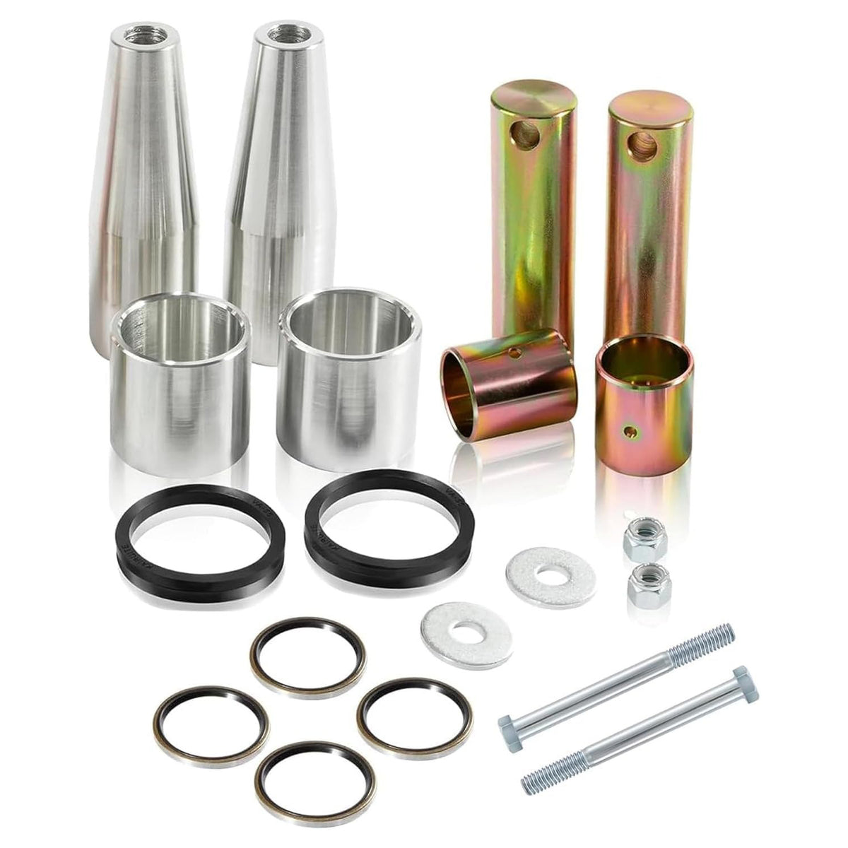 Pin and Bushing Kit for Bobcat S220 S250 S300 S330 A300 T250 T300 T320 Skid Steer Loader Bucket Lower Upper - KUDUPARTS